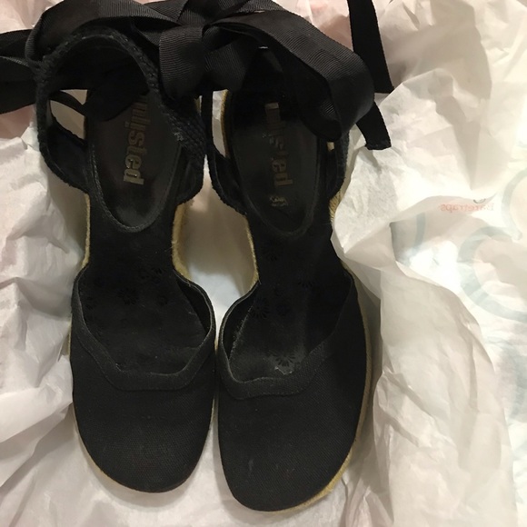 Women’s Unlisted Black Wedges Size 7.5M - Picture 2 of 2